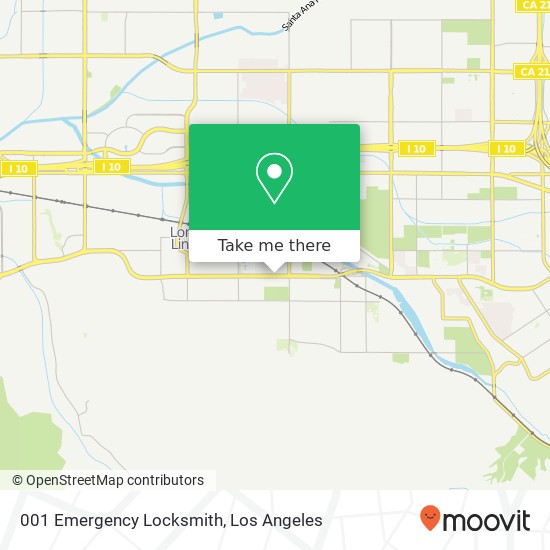 001 Emergency Locksmith map