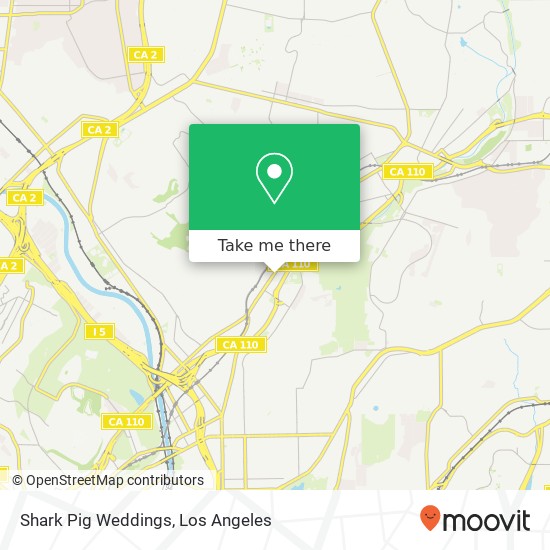 Shark Pig Weddings map