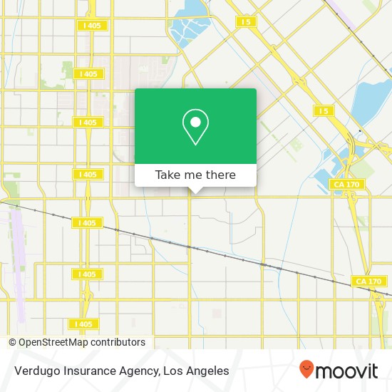 Mapa de Verdugo Insurance Agency