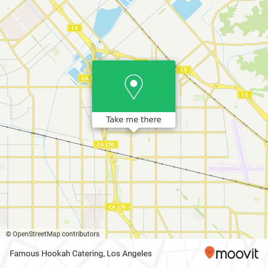 Famous Hookah Catering map