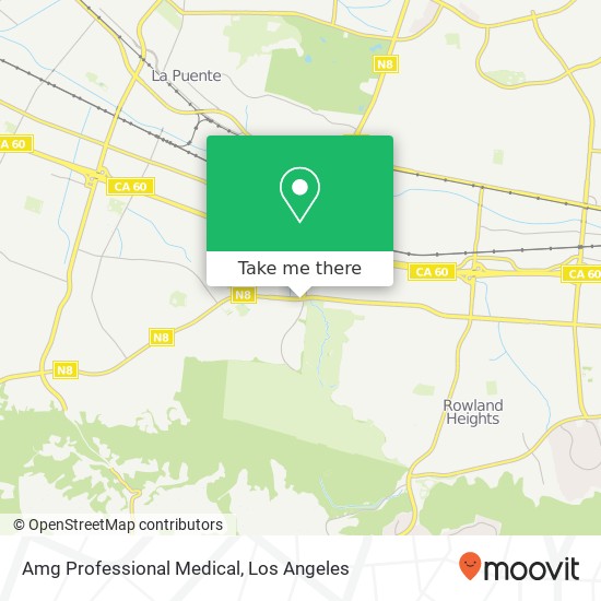 Amg Professional Medical map