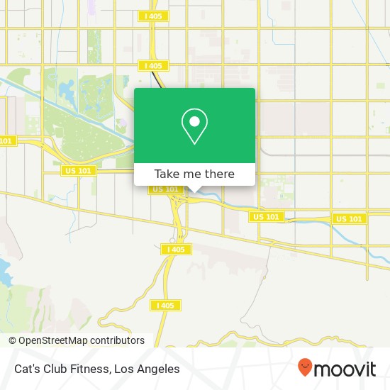 Cat's Club Fitness map