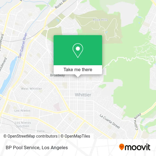 BP Pool Service map