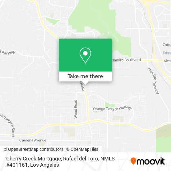 Cherry Creek Mortgage, Rafael del Toro, NMLS #401161 map