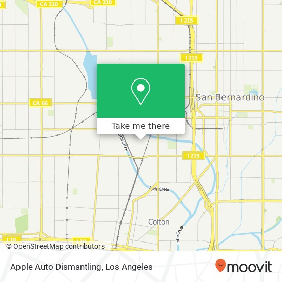 Apple Auto Dismantling map