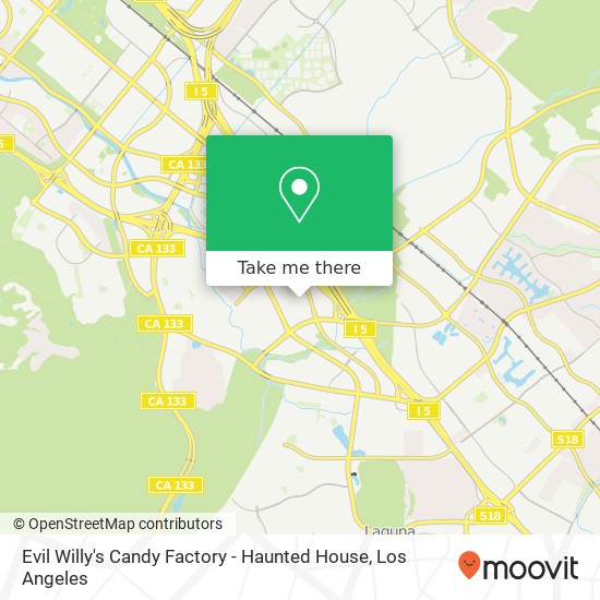 Mapa de Evil Willy's Candy Factory - Haunted House