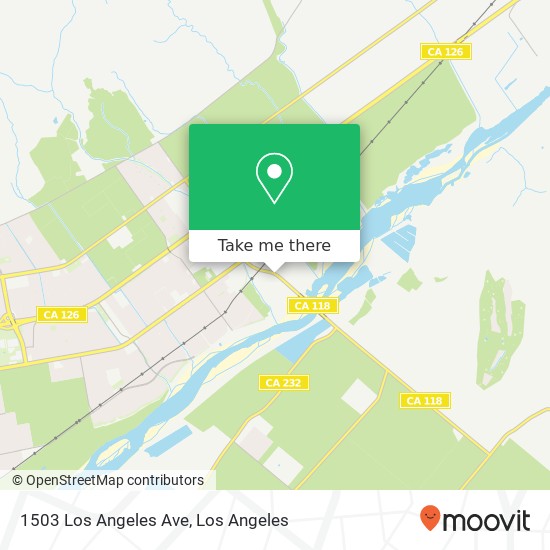 1503 Los Angeles Ave map