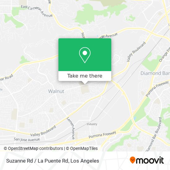 Suzanne Rd / La Puente Rd map