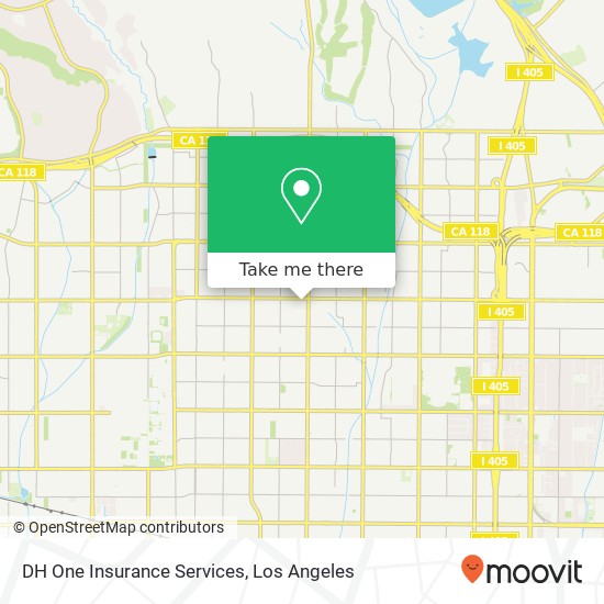 DH One Insurance Services map