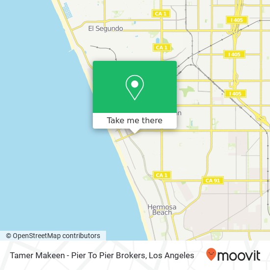 Tamer Makeen - Pier To Pier Brokers map
