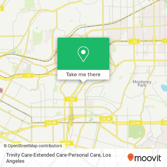Trinity Care-Extended Care-Personal Care map