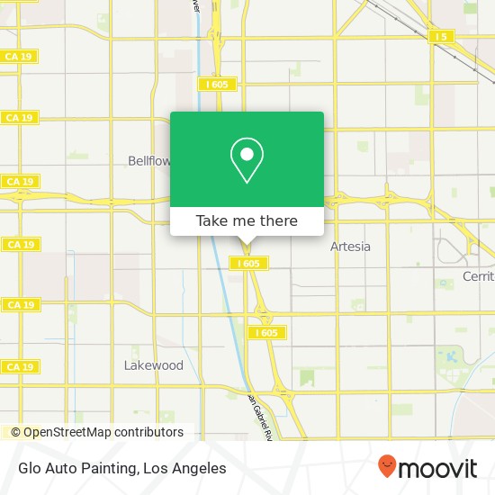 Glo Auto Painting map