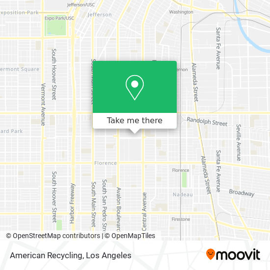 Mapa de American Recycling