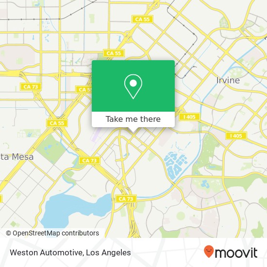 Weston Automotive map