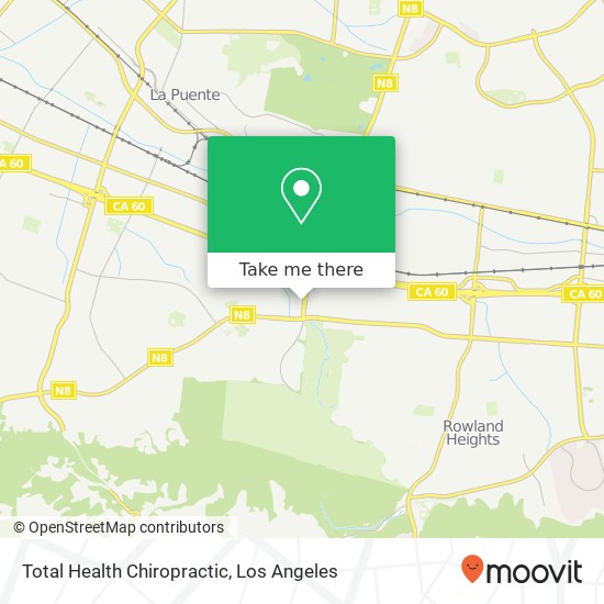 Total Health Chiropractic map