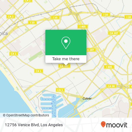 12756 Venice Blvd map