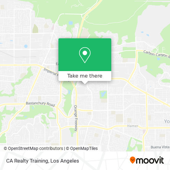 Mapa de CA Realty Training