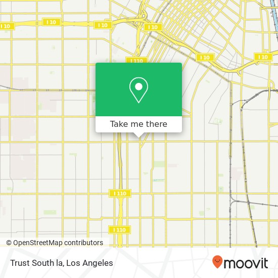 Trust South la map