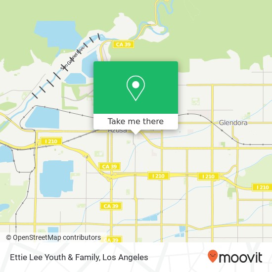 Ettie Lee Youth & Family map