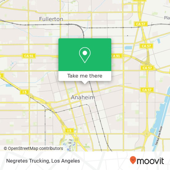 Negretes Trucking map