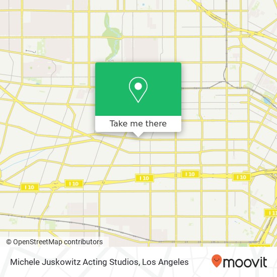 Mapa de Michele Juskowitz Acting Studios