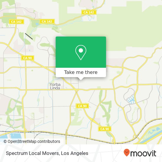 Mapa de Spectrum Local Movers