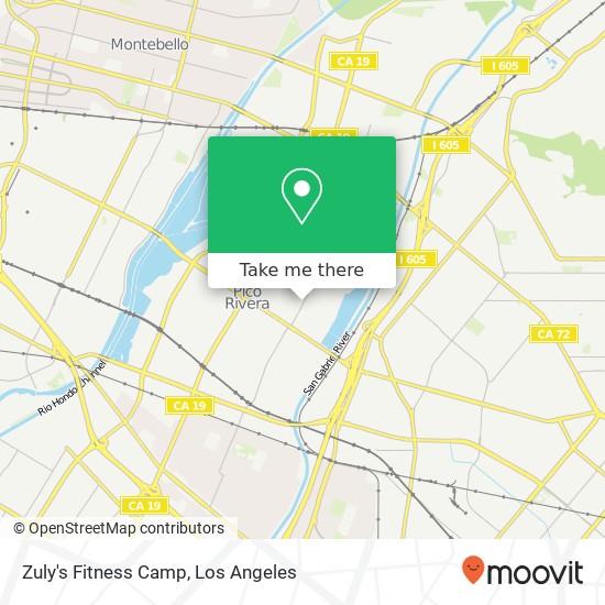 Mapa de Zuly's Fitness Camp