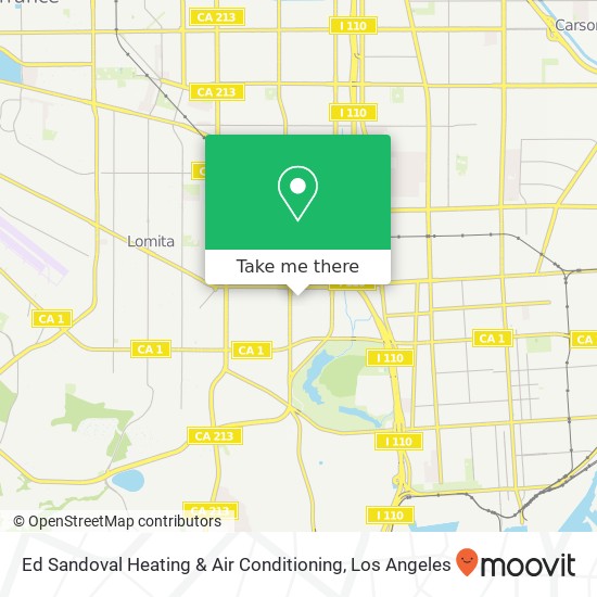Mapa de Ed Sandoval Heating & Air Conditioning