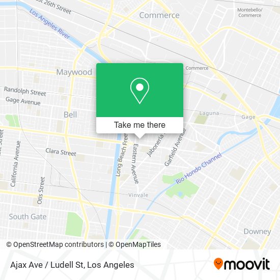 Mapa de Ajax Ave / Ludell St