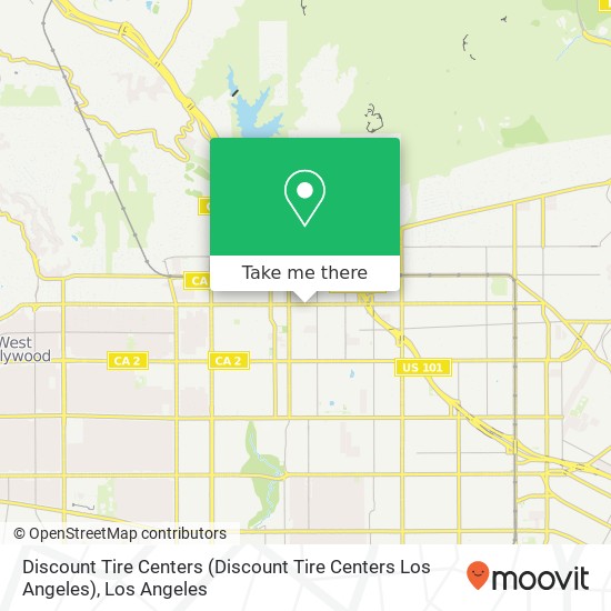 Discount Tire Centers (Discount Tire Centers Los Angeles) map