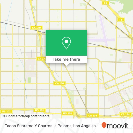 Mapa de Tacos Supremo Y Churros la Paloma