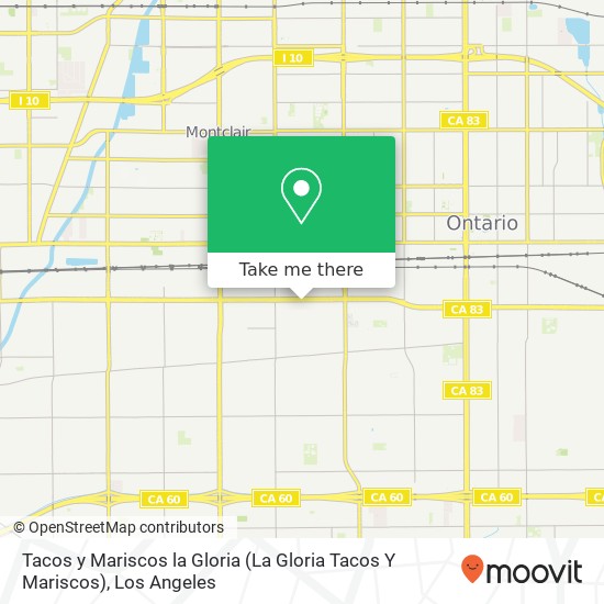 Mapa de Tacos y Mariscos la Gloria (La Gloria Tacos Y Mariscos)
