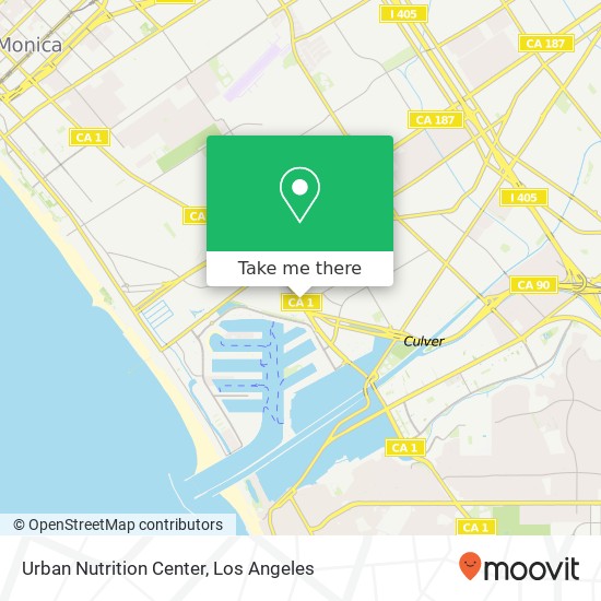 Urban Nutrition Center map