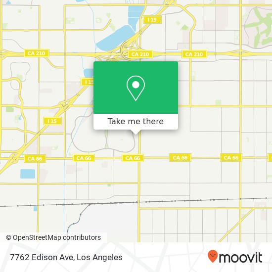 7762 Edison Ave map