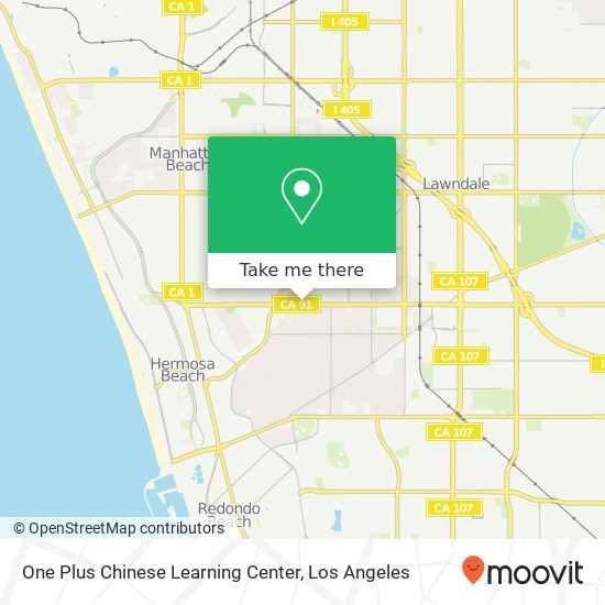 Mapa de One Plus Chinese Learning Center