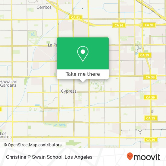 Christine P Swain School map