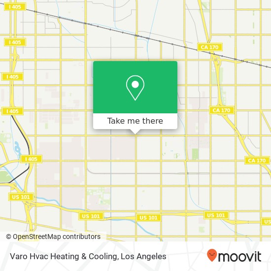 Mapa de Varo Hvac Heating & Cooling