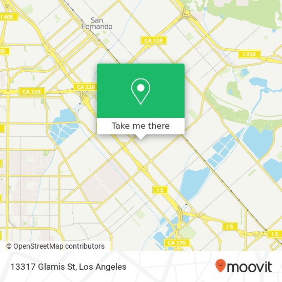 13317 Glamis St map