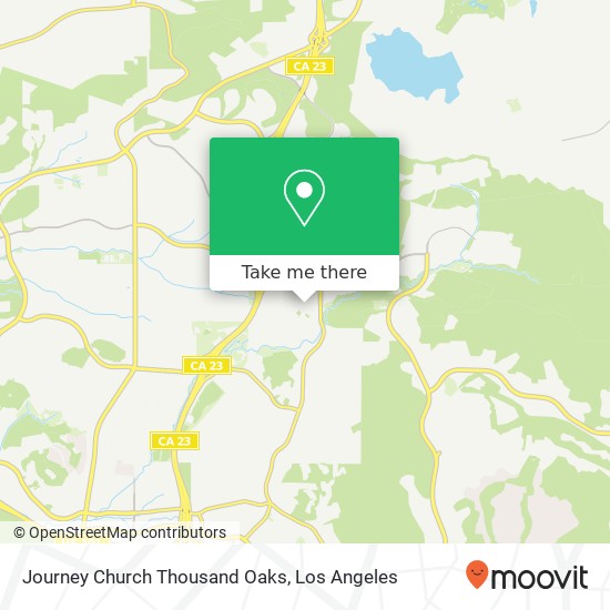 Journey Church Thousand Oaks map