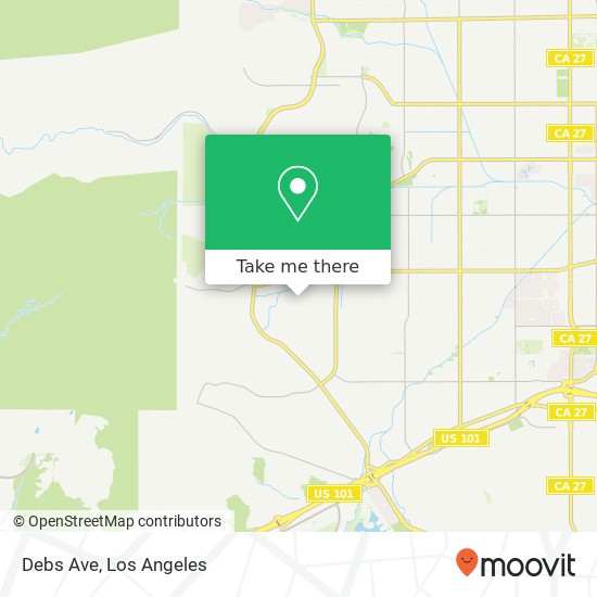 Mapa de Debs Ave