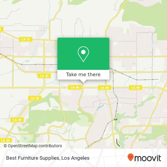 Mapa de Best Furniture Supplies