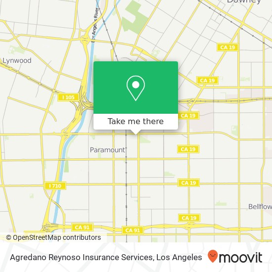 Agredano Reynoso Insurance Services map