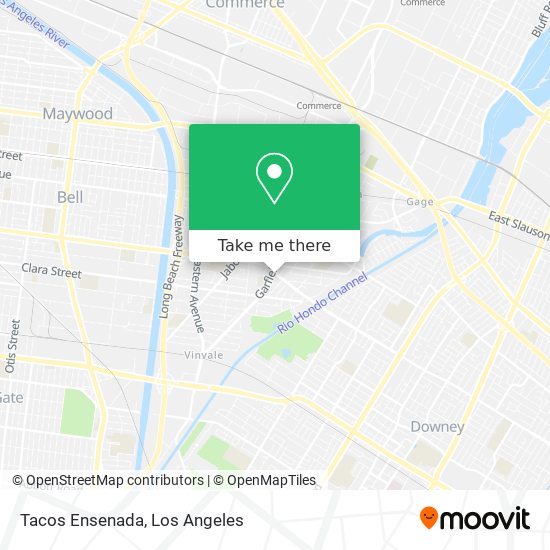Tacos Ensenada map