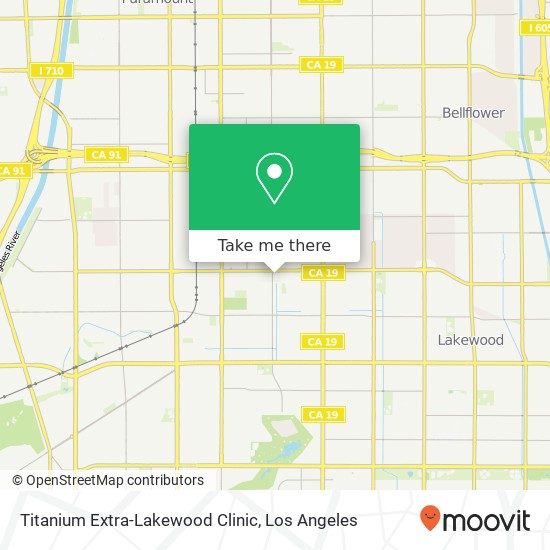 Titanium Extra-Lakewood Clinic map