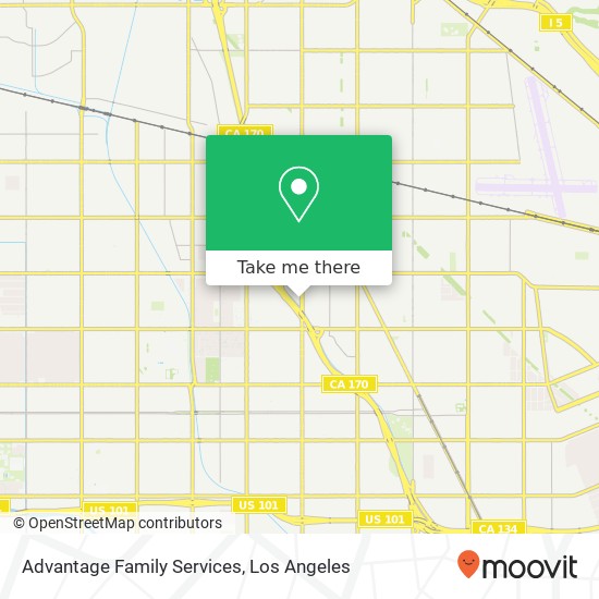 Advantage Family Services map