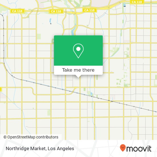 Mapa de Northridge Market