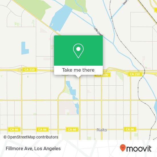 Mapa de Fillmore Ave