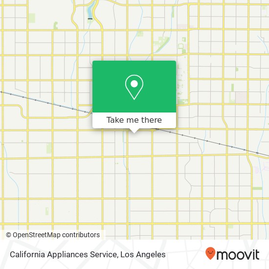 California Appliances Service map