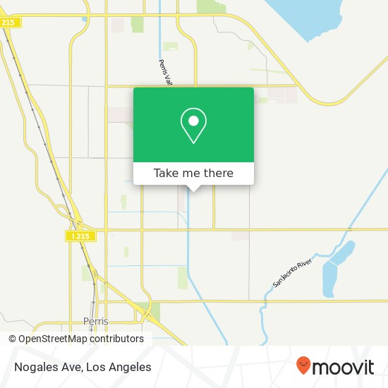 Nogales Ave map