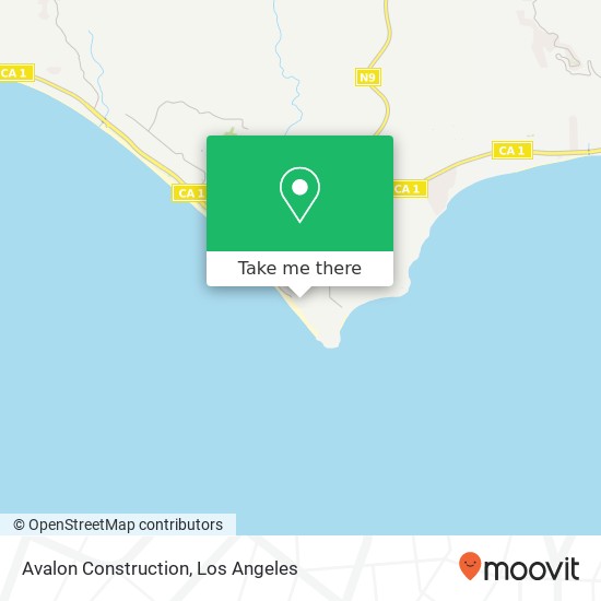 Avalon Construction map